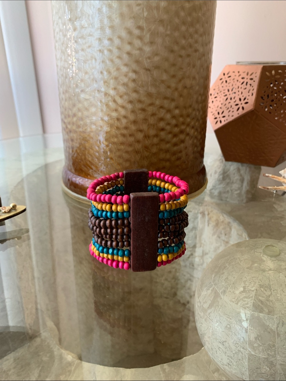 Beaded Multi-Color Stretch Bracelet